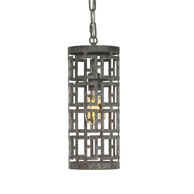 Luminaire suspendu cylindrique 1 lumière Fifth Square