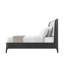 Rome Upholstered Wingback Bed