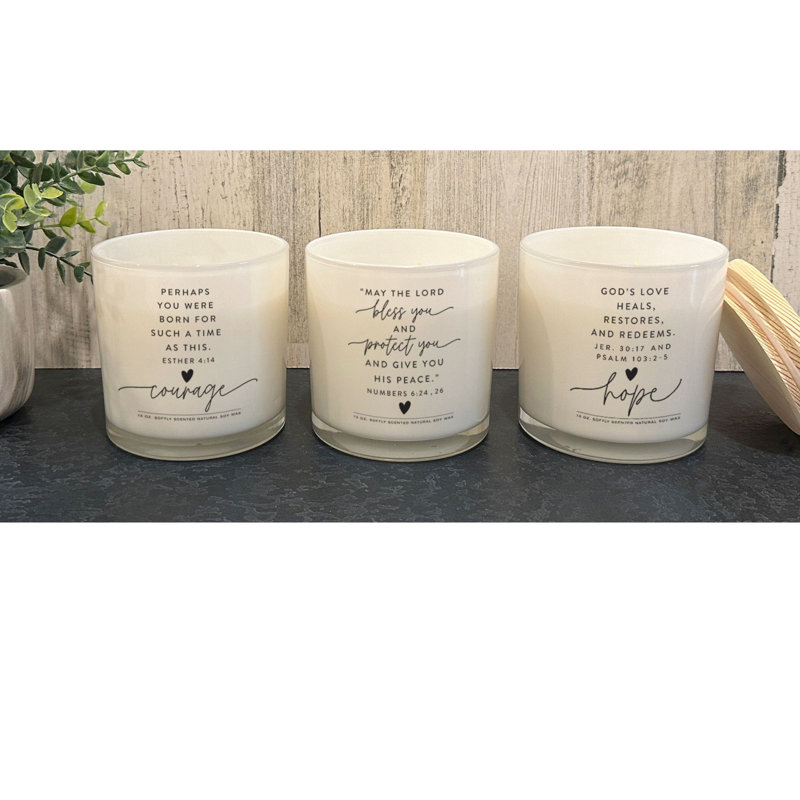 Bougie de soja Gods Love Heal 13Oz