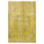 Tapis vert en laine des années 1990 de conception unique 7 pi 2 po x 10 pi 8 po Olibanum
