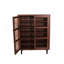 Armoire à chaussures avec portes à volets, armoire à chaussures à 6 niveaux avec tablettes réglables, range-chaussures moderne en bois pour hall d'entrée, couloir, placard, salon, noyer-292195894