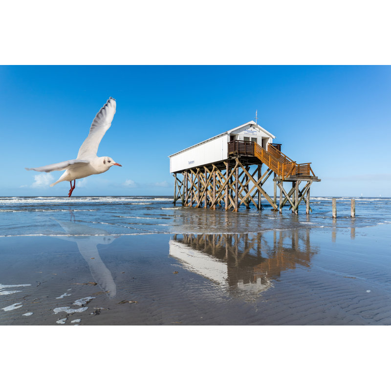 Cloquet Sankt Peter-Ording - Wrapped Canvas Print, 30cm H x 46cm W x 3.8cm D