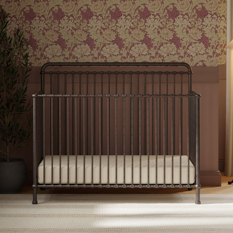 Winston 4-in-1 Convertible Crib, Vintage Iron