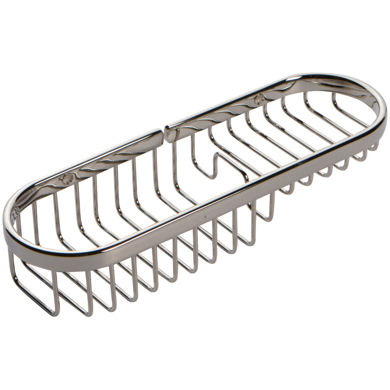 Splashables 11" Combination Shower Basket, Polished Nickel