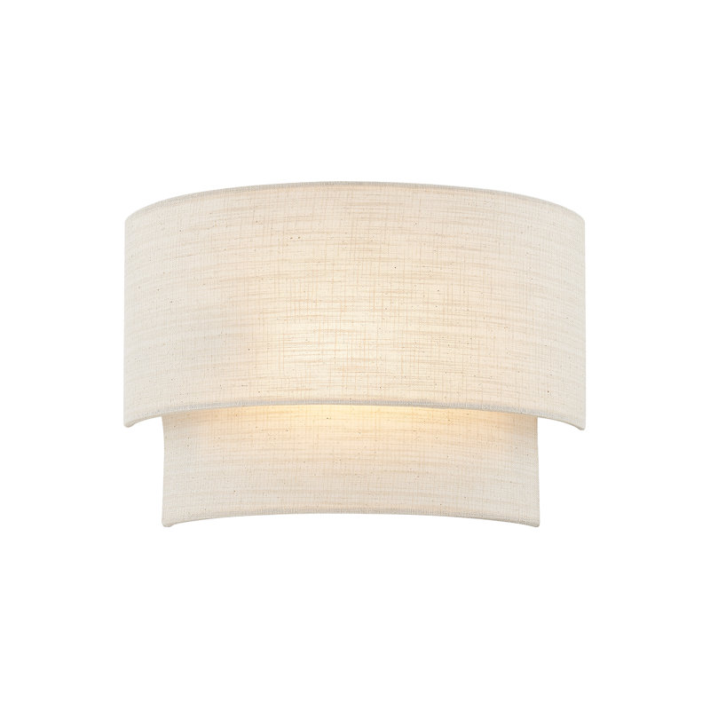 Textile - Applique murale ADA Tier en tissu - paquet de 2 - l 14 po x H 10 po - Crème, Crème