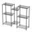 Heavy Duty Garment Rack, Freestanding Closet Organizer, Portable Wardrobe Clothes Rack, Adjustable Wire Shelving Clothes Rack With 8 Adjustable Wire Shelves And 5 Clothes Rails(Without Hook)
