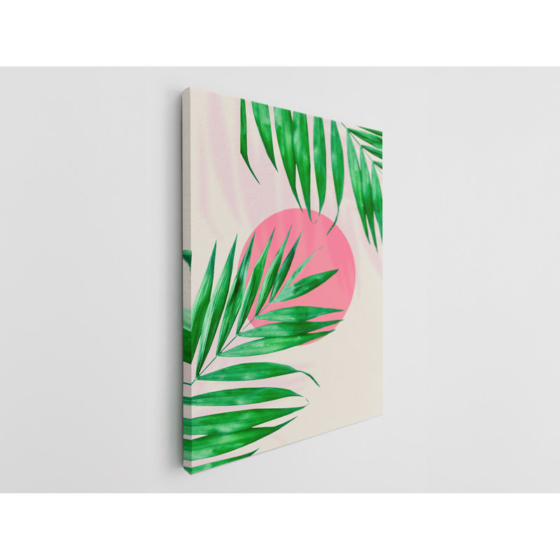 «Modern Minimalist Tropical», reproduction d'art sur toile