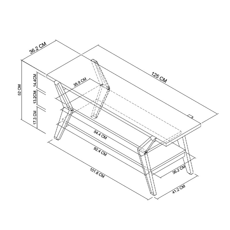 TV Stand for TVs up to 55"
