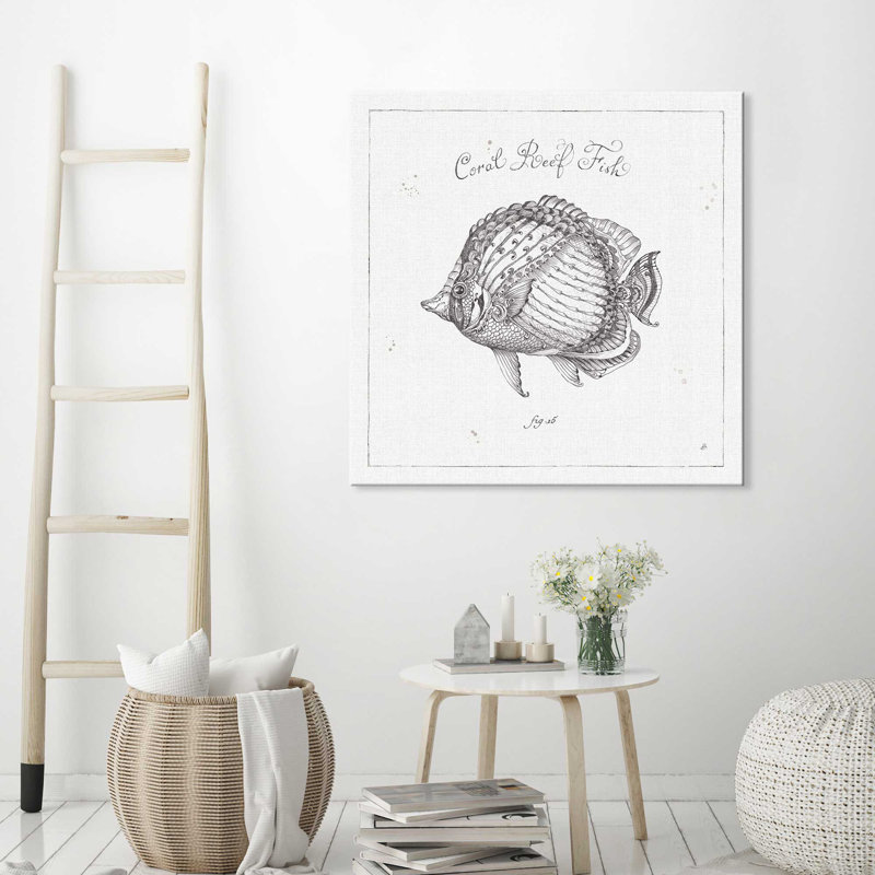 Underwater Life VI - reproduction sur toile, H 36 po x l 36 po x P 1,5 po, Toile tendue