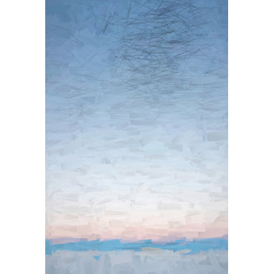 Abstract Sunrise - Wrapped Canvas Painting