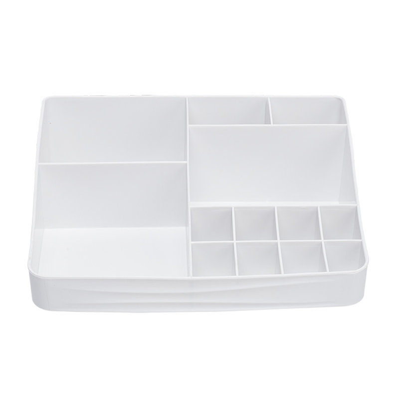 Caressa Plastic 13 Compartment Makeup Organiser