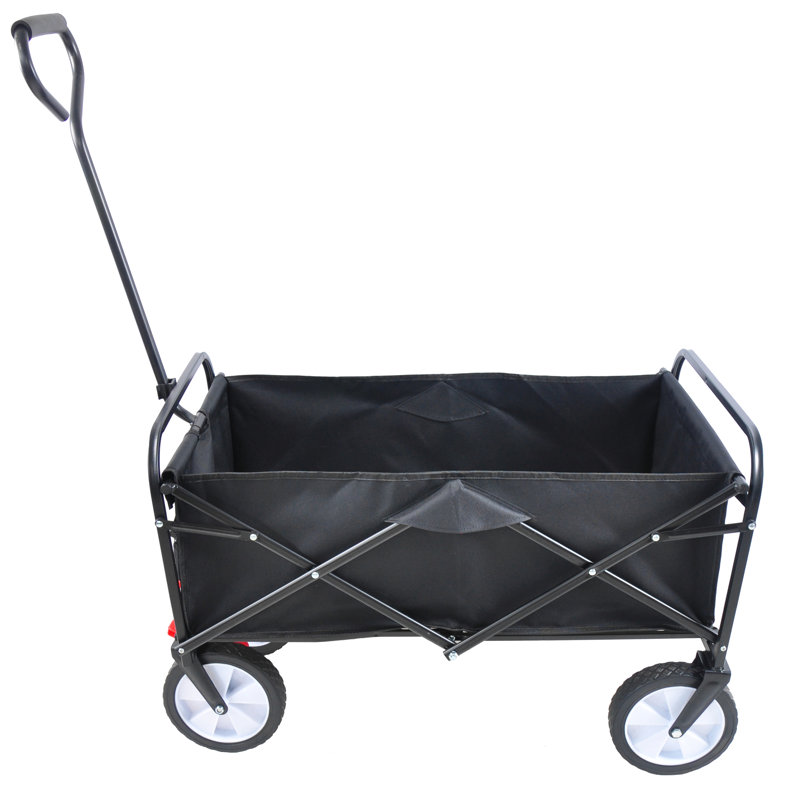 Chariot de plage pliable, Noir