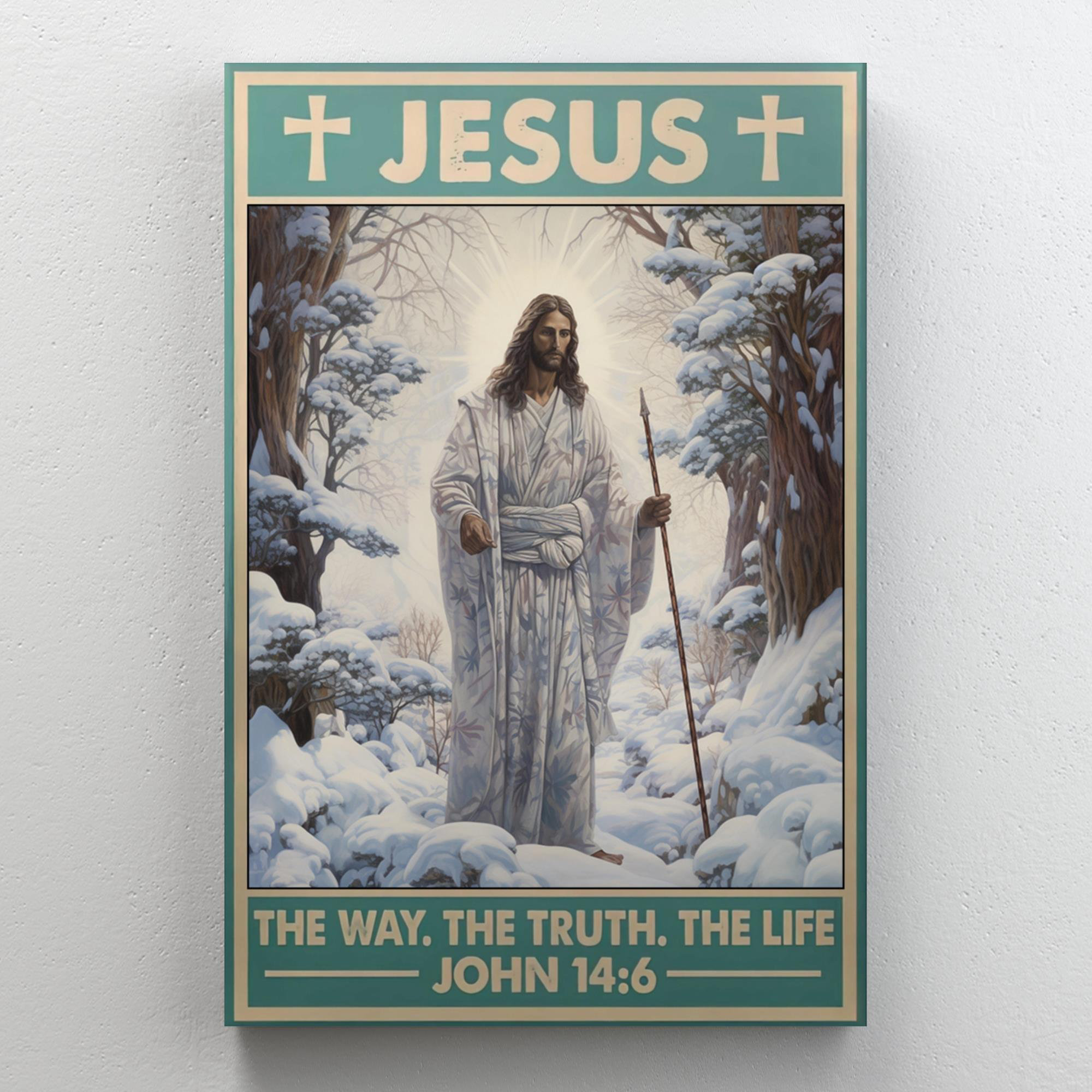 Trinx Jesus The Way The Truth The Life - 1 Piece Rectangle Graphic Art ...