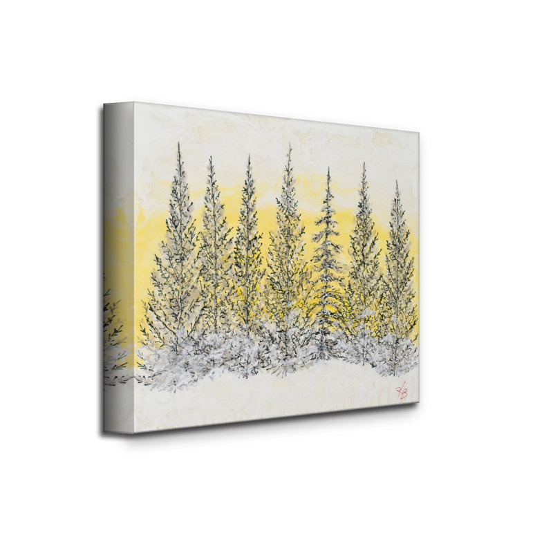 «Monoscape XLIV», art mural par Karen Biery, H 30 po x l 30 po, Toile tendue