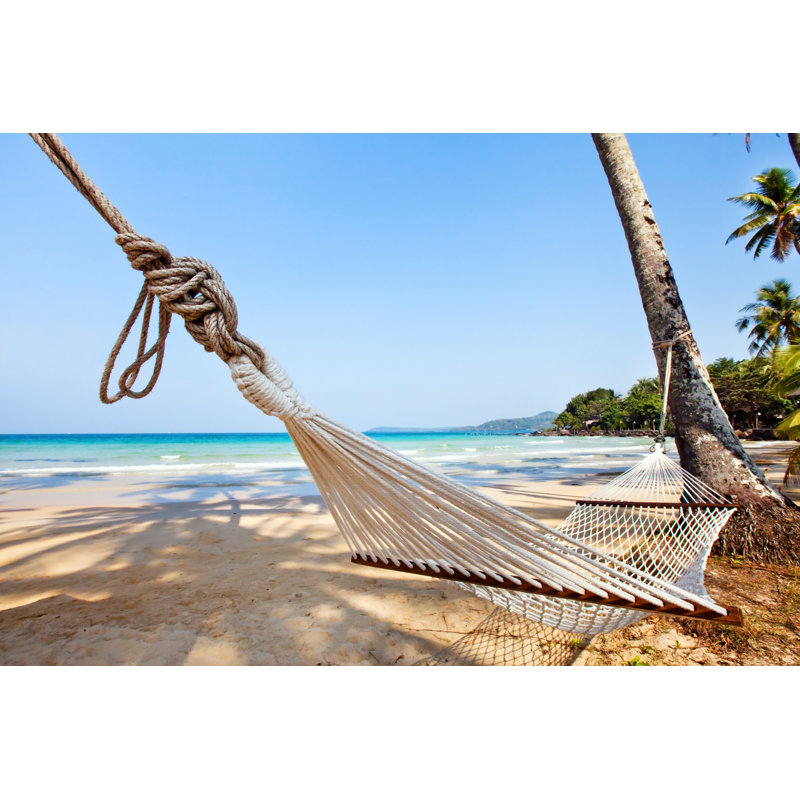 Hammock - Wrapped Canvas Print, 30cm H x 46cm W x 3.8cm D