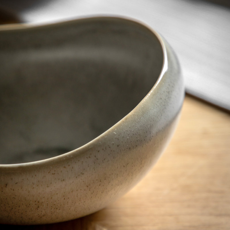 Cohasset Pebble Glaze Bowl Dove Grey