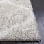 Tapis géométrique argenté / blanc Eversyn-1046323468