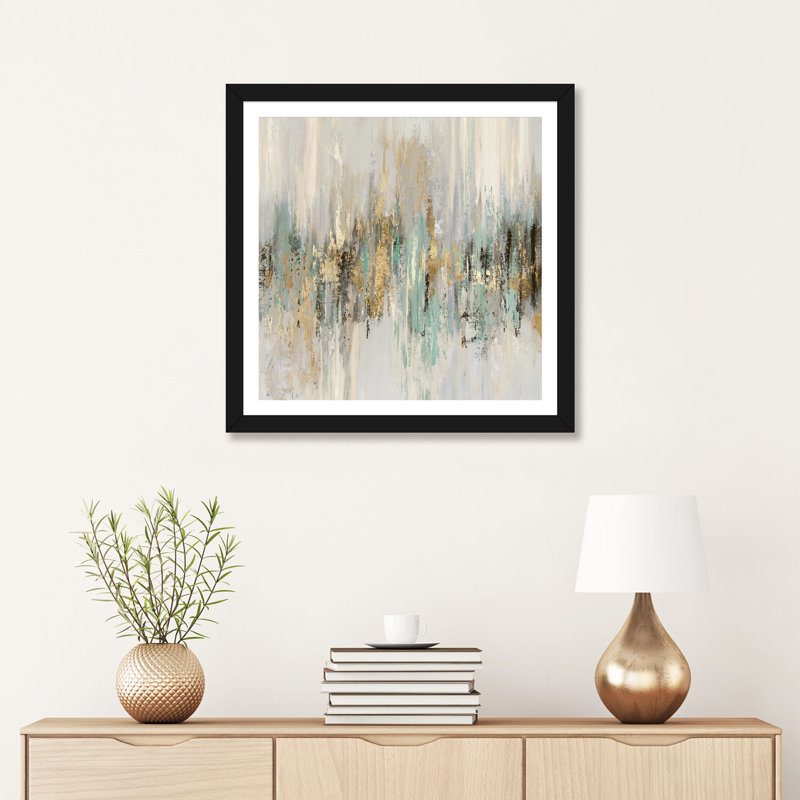 «Dripping Gold II» par Tom Reeves - reproduction d'art, H 24 po x l 24 po x p 1 po