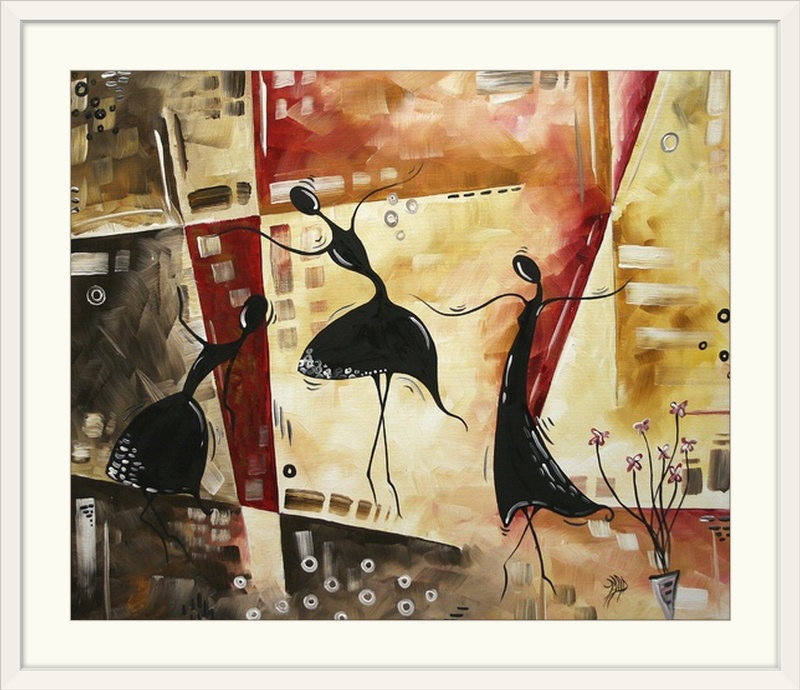 «Brodney Dancing Butterflies» par Megan Duncanson, impression, H 25 po x l 30 po x P 1,5 po, Toile
