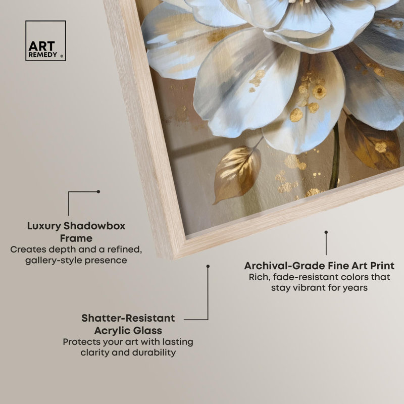 Blooming Elegance, Crème, crème, H 25 po x l 21 po