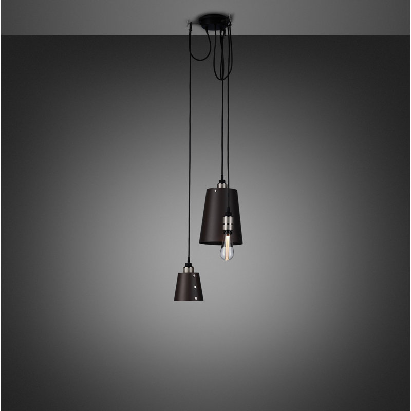 3 - Light Pendant, Stainless Steel, Graphite