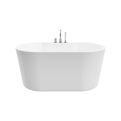 Puslinch 56'' x 32'' Soaking Acrylic Bathtub