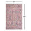 Tapis rose tissé à la machine Gwaltney-739425545