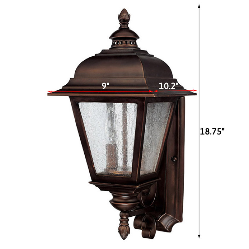 Webber Wall Light, Incandescent, Burnished Bronze