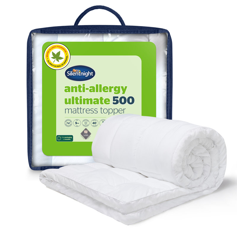 Silentnight Anti-Allergy Ultimate Mattress Topper 500, Small Double (4')