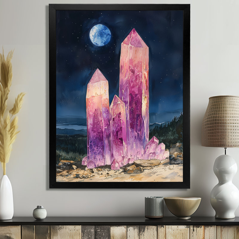 Dilys - Farm Wall Art Living Room, H 44 po x l 34 po, Reproduction encadrée d'une seule photo, Noir, noir, noir, noir