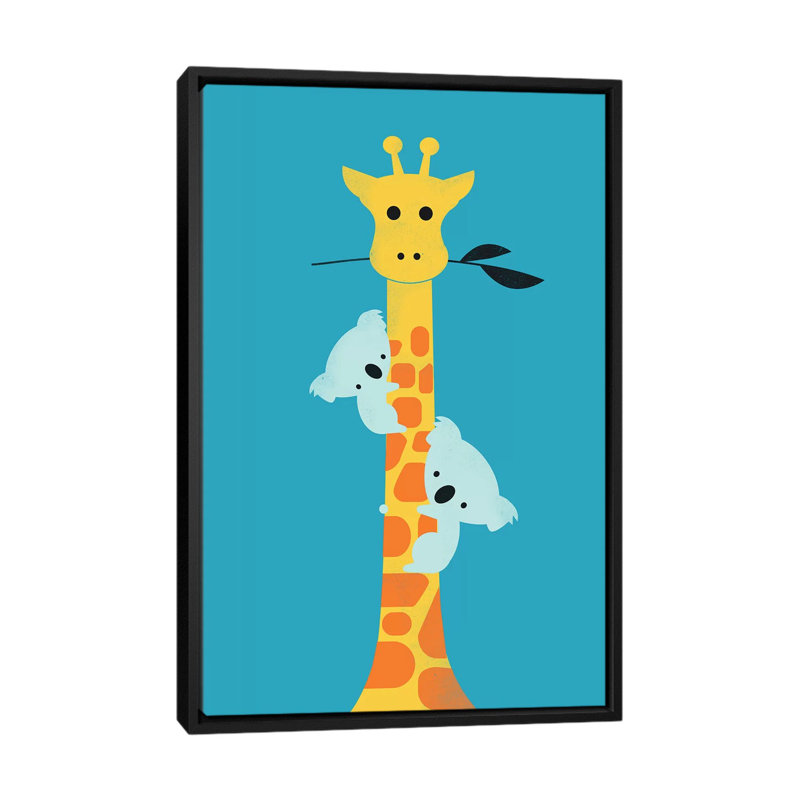 « i be your tree »-impression sur toile tendue, H 26 po x l 18 po x P 1,5 po, Toile encadrée noire, Pas de tapis