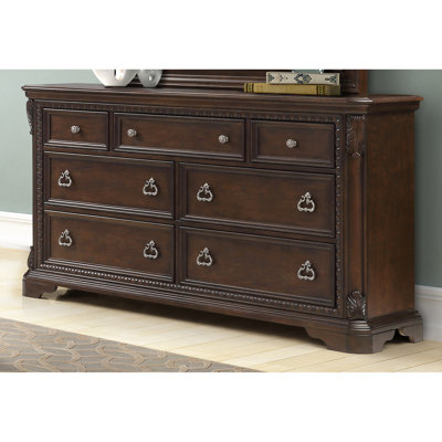 Commode 7 tiroirs en acajou