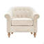 Fauteuil capitonné