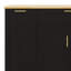 Crédence de rangement intégrée avec surface de repas réglable, configuration de tablettes personnalisées, support coulissant à plusieurs niveaux-1839504045