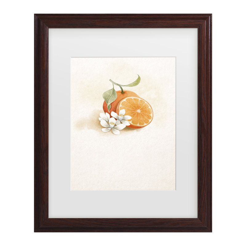 Art encadré juteux mat Xuan, H 16,75 po x l 13,75 po