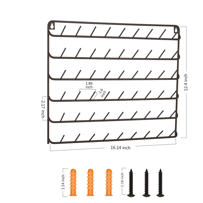 Kazeem Wall Organizer with Key Hooks