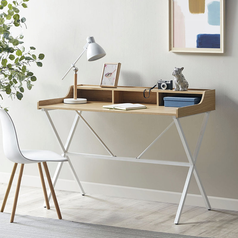 Bureau, bureau, design contemporain moderne avec surface de travail spacieuse et casiers intégrés