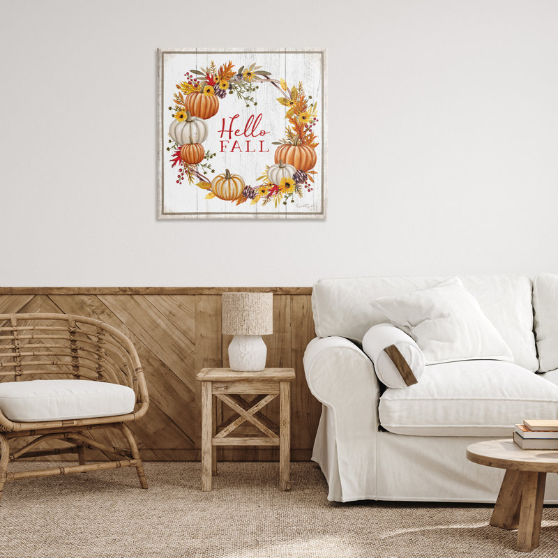 «Rustic Hello Fall» par Elizabeth Tyndal, H 30 po x l 30 po