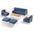 Blue Cushion/White Frame selected