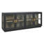 Larson 90" Glass Reclaimed Pine Wood Sideboard-218191613