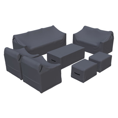 Arunas Outdoor Conversation Furniture Sets Group Seating Patio Furniture Covers