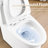 One Ceramic 1.1/1.6 Toilet, Comfort Height, White, Soft Close Seat, & Approved Elongated, 15.55 In