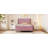 Upholstered Platform Bed,Velvet-134285211-134285208