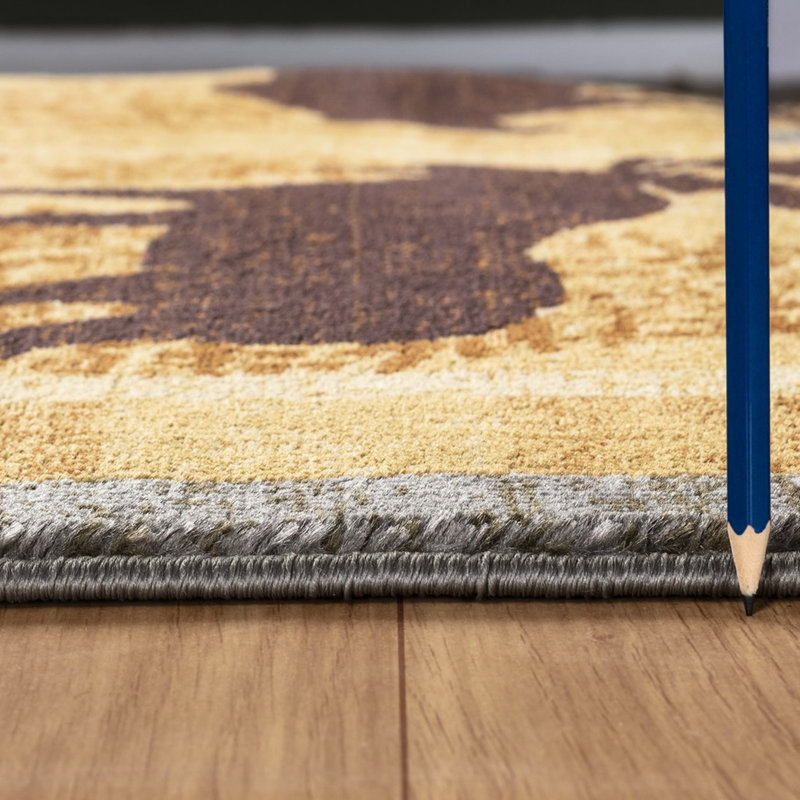 Blue Polypropylene Lodge Area Runner, 2.58 Ft. X 7.25 Ft., Stain , For Daily Living, & Pet Nature's Nest Rug, 2 7 In. 3 In., Polypropylene, Homes With Gracious And Pets,