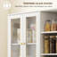Engineered Wood 4 - Door Rectangle Accent Cabinet