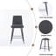 Chaises de bar réglables à pieds en fer-117528595
