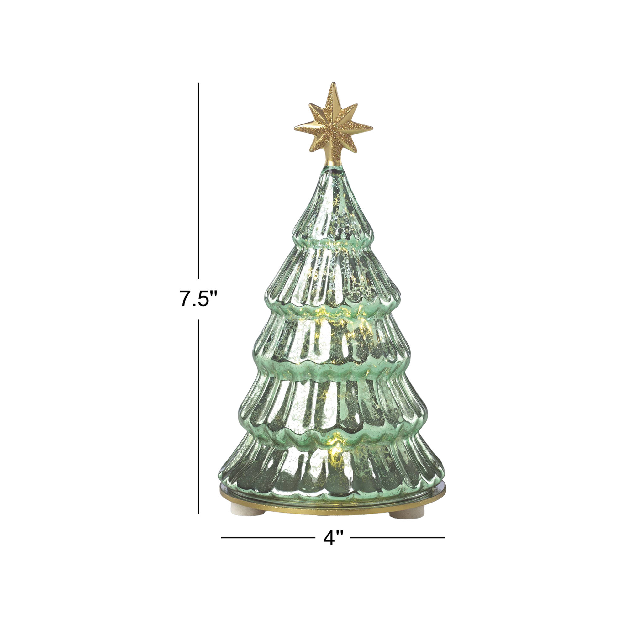 Radiant Light Lit Pine Tree