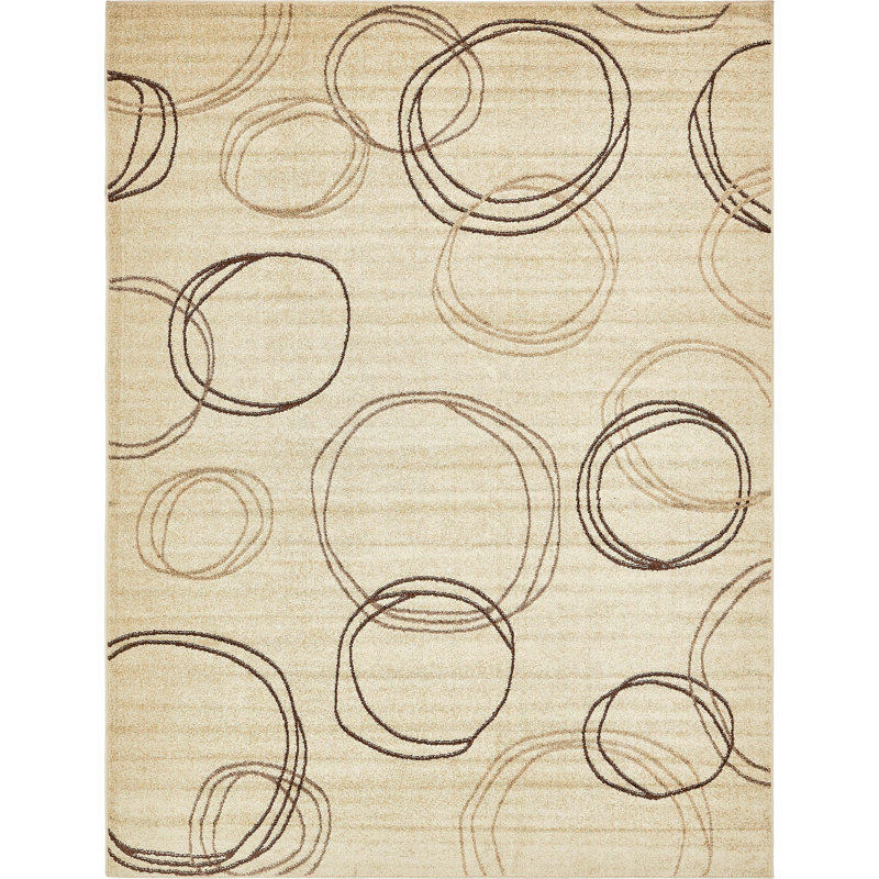 Jachim Abstract Indoor Rug, Rectangle 5'1" x 8'