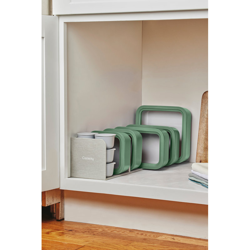 Caraway 14Pc Glass Food Storage Set, Navy