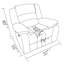 Fauteuil inclinable en tissu de microfibre transitionnel-1172658086